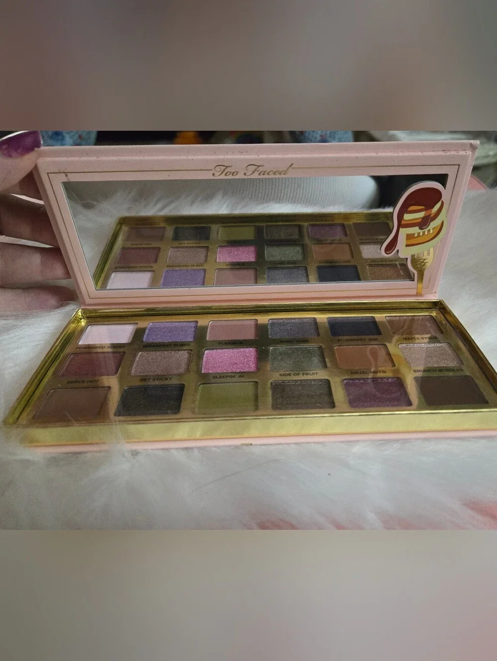 Too Faced Maple Syrup Pancakes Eyeshadow Palette 18 Shades NIB